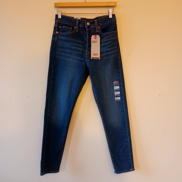 Levi's Denim - Levi's Wedgie Skinny High Rise 11" Button Fly Women's Sz 28 New with Tags